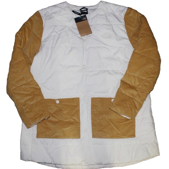The North Face Women's Harway Collarless Midi Jacket Corduroy Size XXL - Picture 1 of 6